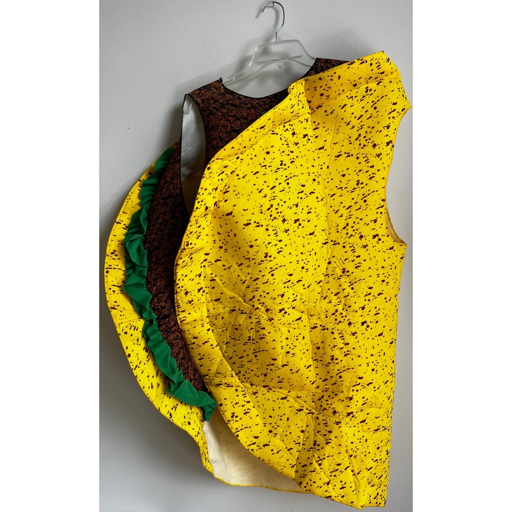 Spirit Halloween Adult Beef Taco Costume With‎ Sombrero Hat One Size